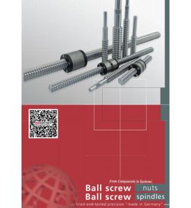 Product brochure "Ball Screw Nuts and Spindles"  as PDF file