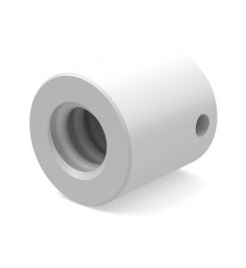 Plastic nut round version for ball screw spindle Ø 16 mm