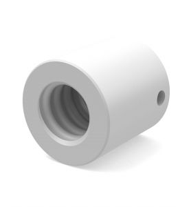 Plastic nut round version for ball screw spindle Ø 20 mm