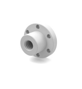 Plastic nut flange version for ball screw spindle Ø 12 mm