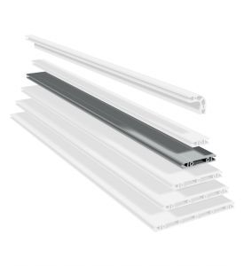 Profilé aluminium PP 100 - Pour l'assemblage rapide et facile et logement, de cades