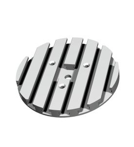 Aluminium T-groove-plate Ø 150 mm