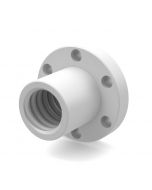 Plastic nut flange version for ball screw spindle Ø 25 mm