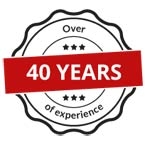 Over 40 years of experience